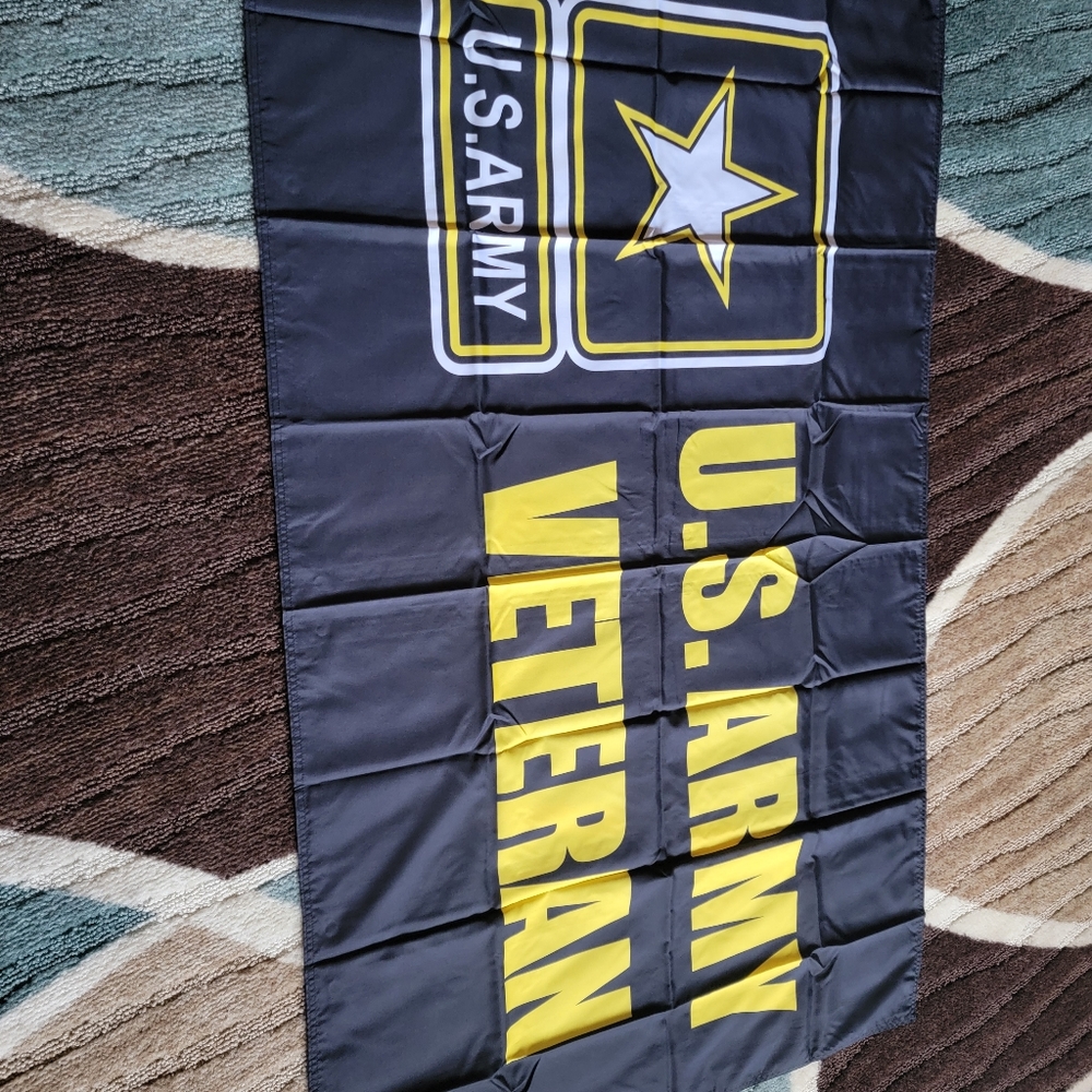 New United States Army veteran 3x5 Indoor Or Outdoor Flag